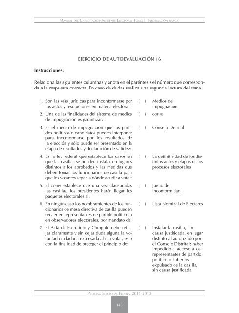 Manual del Capacitador-Asistente Electoral Tomo I (Información