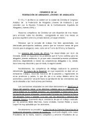 Congreso de la Federación de Abogados Jóvenes de - Colegio de ...