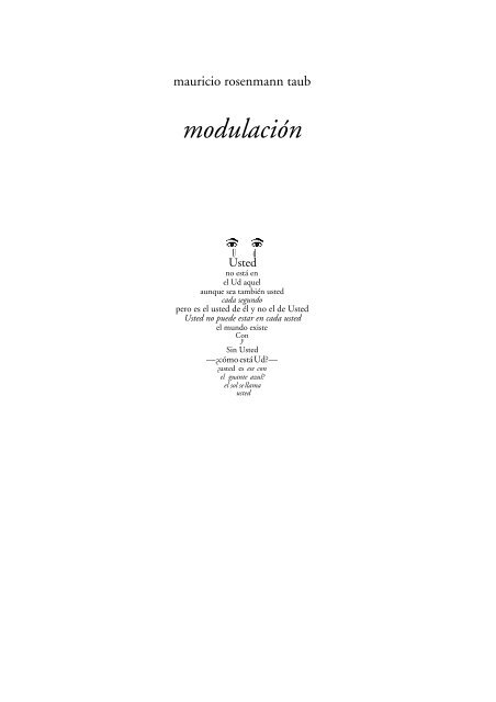 modulación - Escritores y Poetas en Español