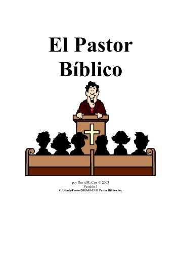 pastorv1 estudios biblicos.pdf - Cristianos