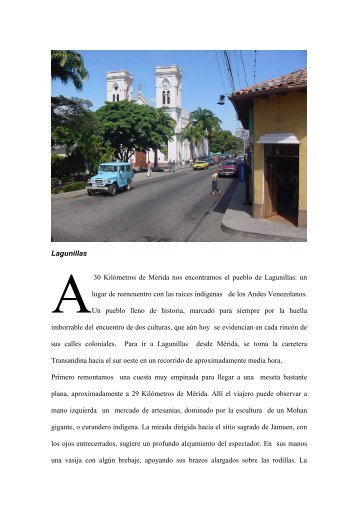 Lagunillas 30 Kilómetros de Mérida nos ... - Web del Profesor