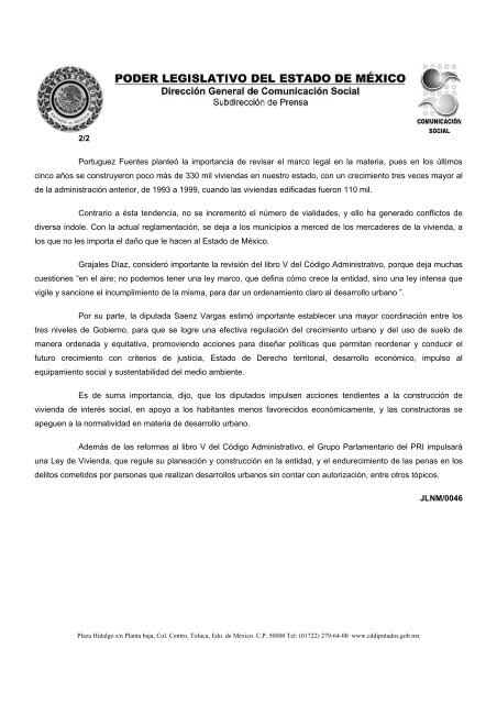 FRENAR CRECIMIENTO URBANO ANÁRQUICO O EL EDOMEX ...