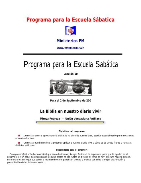 programacion sabatica - Escuela sabática Biblia vs Celular
