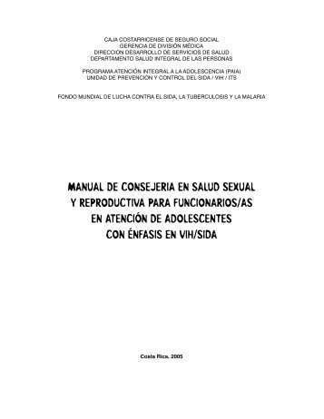 Manual de consejeria en salud sexual y reproductiva para - Binasss