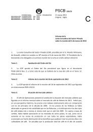 Informe de la Junta Consultiva del Sector Privado sobre la reunión ...