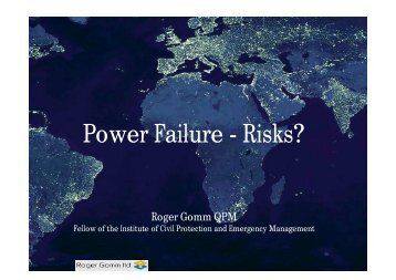 Power Failure - Risks? - R+V Versicherung