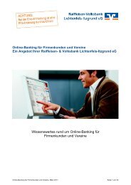 Leitfaden - Raiffeisen-Volksbank Lichtenfels-Itzgrund eG