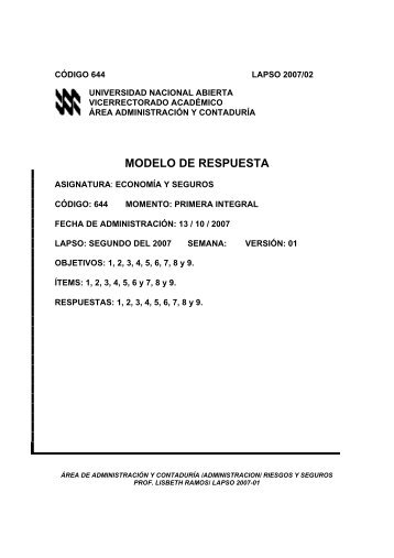 modelo de respuesta - CiberEsquina - Universidad Nacional Abierta