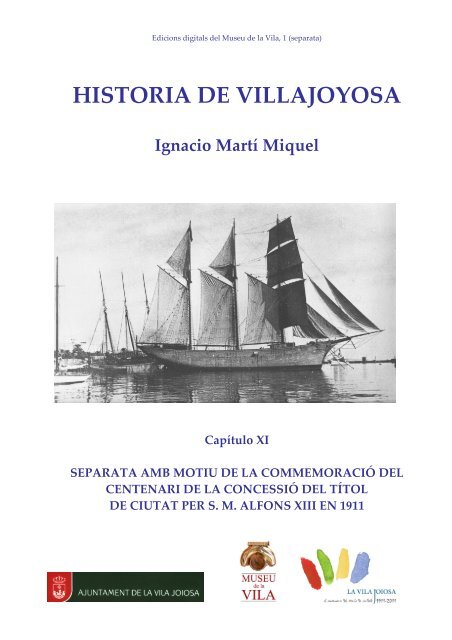 A bordo Gran cantidad capacidad Historia de Villajoyosa
