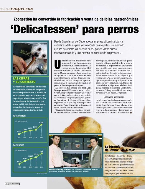 'Delicatessen' para perros - Emprendedores