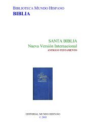 Biblia NVI Antiguo Testamento - Iglesia Anglicana Cristo Redentor