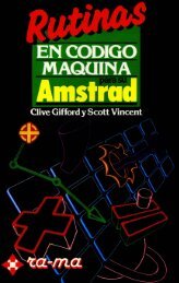 Rutinas en Codigo Maquina para su Amstrad - La Biblioteca de los ...