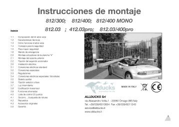 Instrucciones de montaje - Telecommande.info