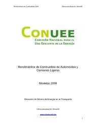 Rendimientos de Combustible de Automóviles y Camiones Ligeros ...