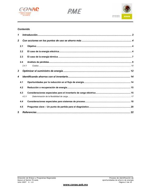 Proceso de identificación de oportunidades de ahorro de energía