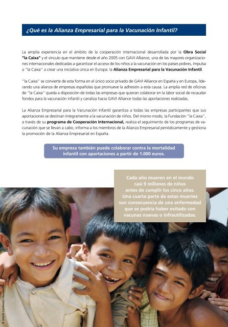 Alianza Empresarial para la Vacunación Infantil - Obra Social "la ...