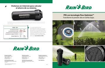 PRS con tecnología Flow Optimizer™ Visítenos en ... - Rain Bird