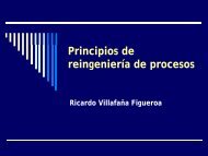 Principios de reingeniería de procesos - Ricardo Villafaña Figueroa