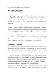 Agrohomeopatía una opción para la agricultura Autor: Niurka ...