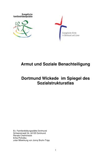 Armut und Soziale Benachteiligung Dortmund Wickede im Spiegel des