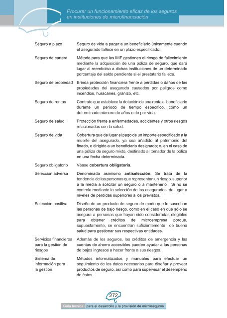 FUNDAMENTOS DE LOS SEGUROS - Centro AFIN