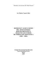 homilías y alocuciones del abad general dom mauro - Santa Ana ...