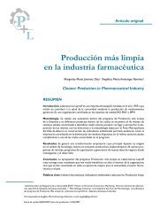 Producción más limpia en la industria farmacéutica