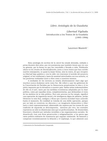 Libro Antología de la Guadaña. Escritos [des] - Laboratorio de ...