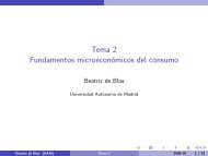 Tema 2 Fundamentos microeconómicos del consumo - Universidad ...