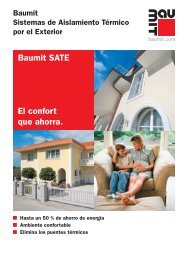 Baumit SATE El confort que ahorra.