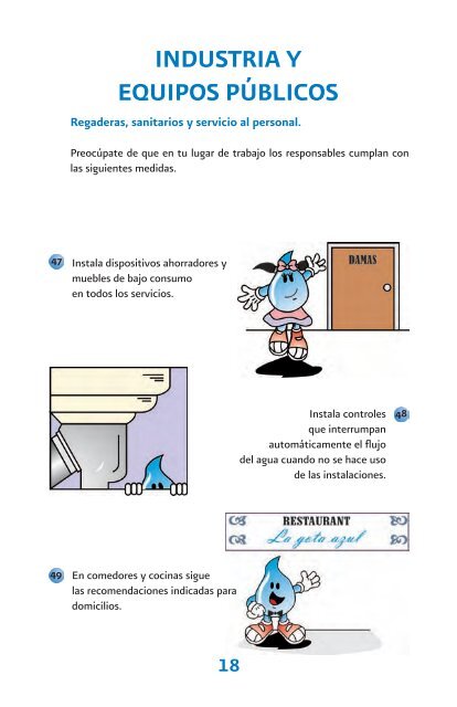 Recomendaciones para ahorrar agua - Centro de Geociencias ...