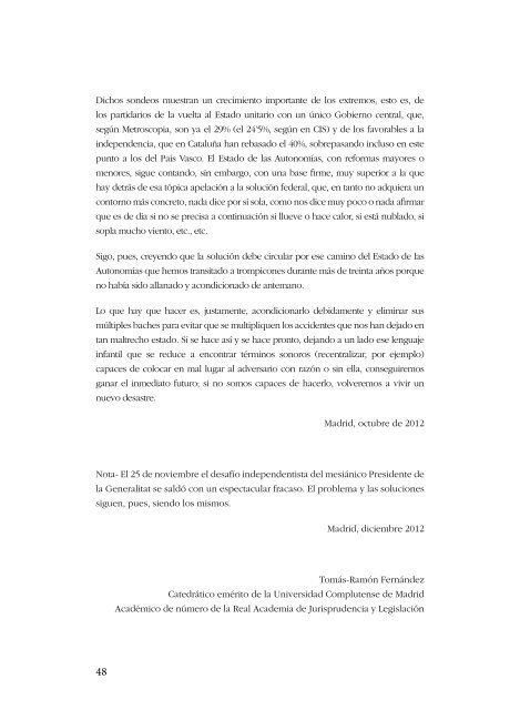 La España de las Autonomías - Fundación Transición Española