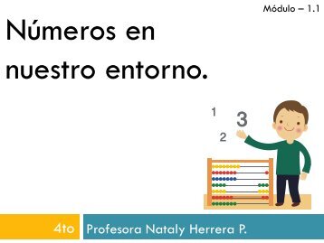 Matemática ppt - Números en nuestro entorno 07.06