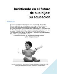 Invirtiendo en el futuro de sus hijos - Aspira