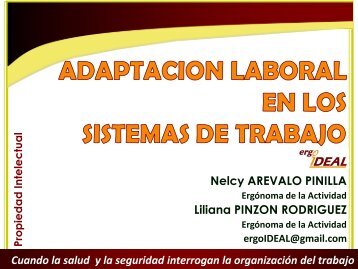 Adpaptación laboral en los sitemas de trabajo - Consejo ...