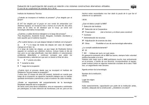 evaluacion de la participacion del usuario en relacion a los sistemas ...