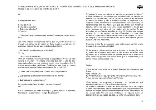 evaluacion de la participacion del usuario en relacion a los sistemas ...