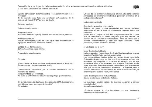 evaluacion de la participacion del usuario en relacion a los sistemas ...