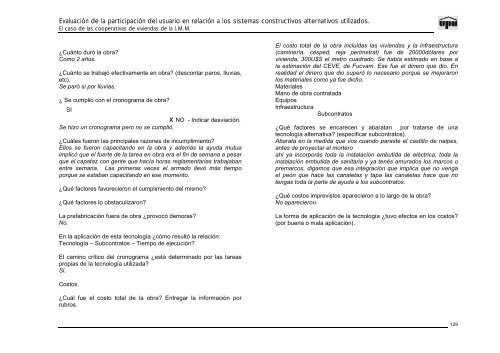 evaluacion de la participacion del usuario en relacion a los sistemas ...