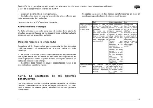 evaluacion de la participacion del usuario en relacion a los sistemas ...