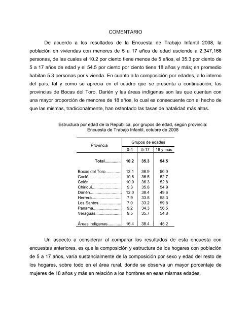 COMENTARIO De acuerdo a los resultados de la Encuesta de ...