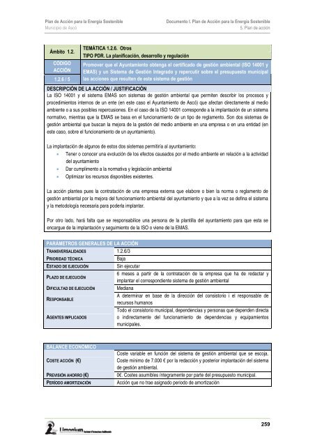 PLAN DE ACCIÓN PARA LA ENERGÍA SOSTENIBLE del Municipio ...