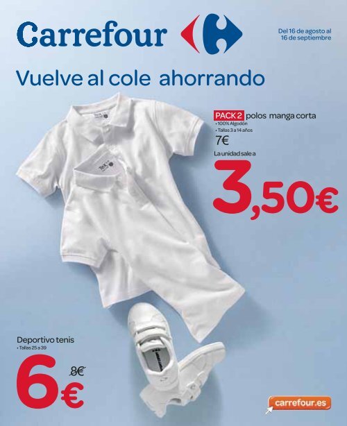 Vuelve al cole ahorrando - Carrefour