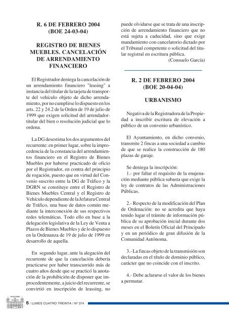 Revista nº 374 - Registradores Comunidad Valenciana
