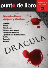 ol Rojo sobre blanco: vampiros y literatura - Punto de libro