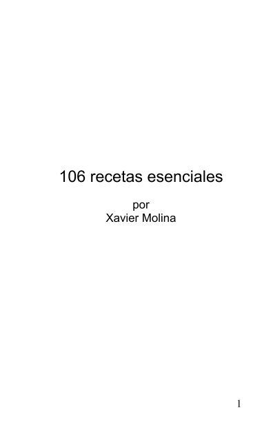 106 recetas esenciales - Chefuri.net