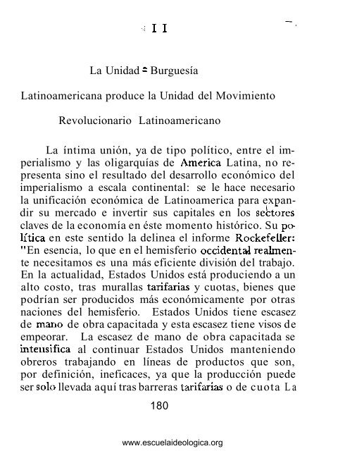 LATINOAMERICANA ULISES CASAS - Escuela Ideológica