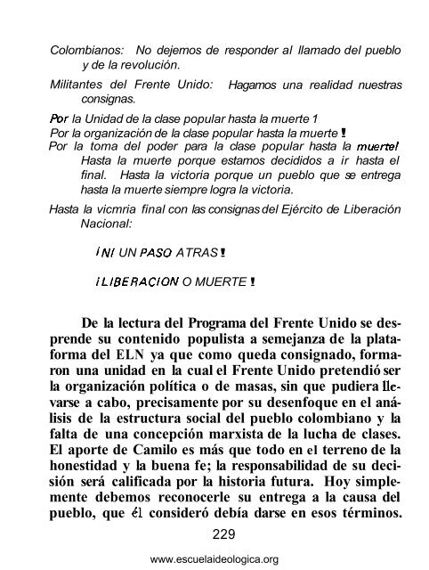 LATINOAMERICANA ULISES CASAS - Escuela Ideológica