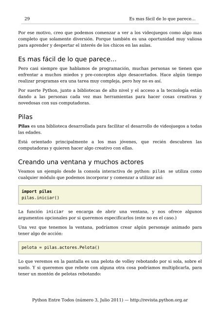 Booklet A4/A5 - PET: Python Entre Todos - Python Argentina