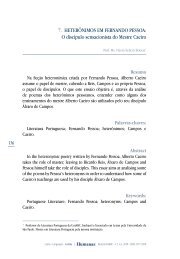 7. HETERÔNIMOS EM FERNANDO PESSOA: O discípulo ... - UniABC